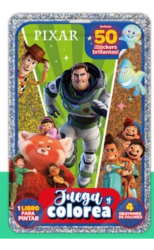 Pixar Juega Y Colorea Flow Pack 3 Libro Para Pintar   4 Cray