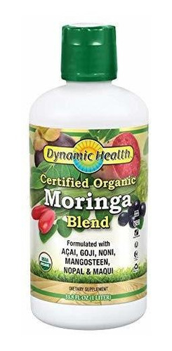 Dynamic Health Orgánico Certificado Moringa Mezcla De Jugo |