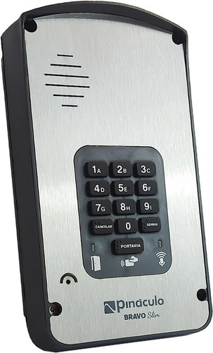 Porteiro Sem Fio Celular 3g Bravo Slim Pinaculo+66 Chaveiros