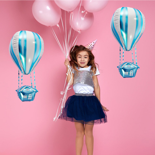 Paquete De Globos Aerostáticos De Helio Hot Foil, 4 Unidades
