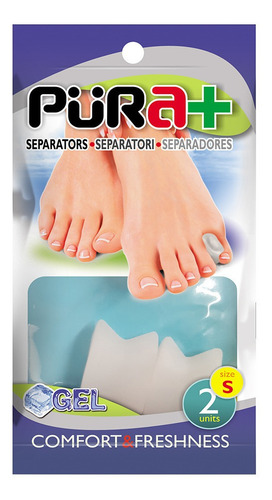 Separadores Dedos Pura+ X4 (2 Pares)