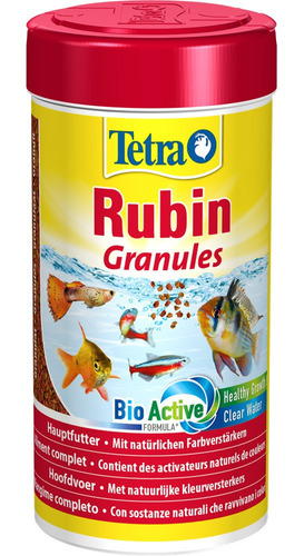 Alimento Peces Tetra Color Rubin Granulos Tropicales 100g