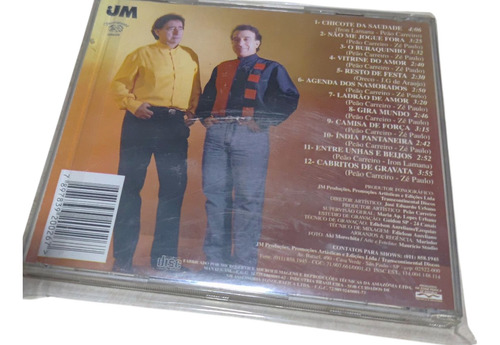 Cd Peão Carreiro E Zé Paulo Vol 5 Original Novo Deslacrado Estandar
