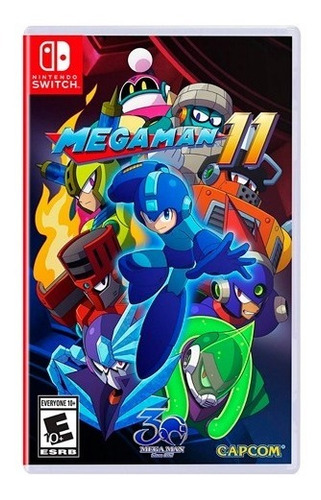 Jogo Mega Man 11 Nintendo Switch Midia Fisica Megaman