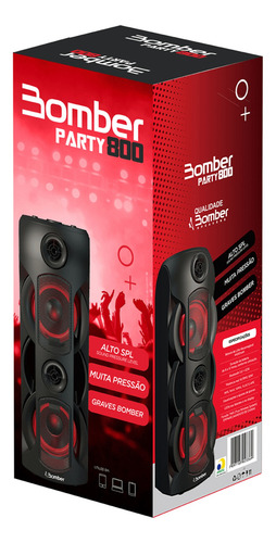 Parlante Portátil Karaoke Party 800 Bluetooth Led+micrófono