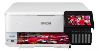 Impresora A Color Multifunción Epson Ecotank L8160 Wifi Color Blanco/Negro