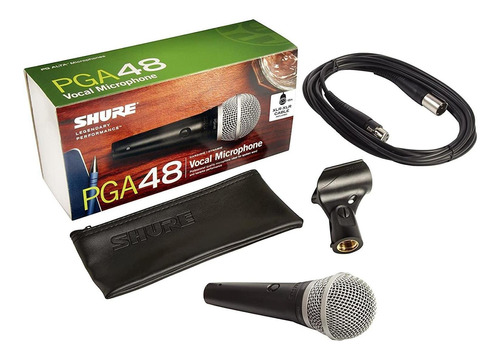 Microfono Shure Pga48 Xlr Y Cable Original