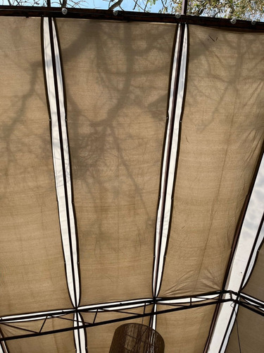 Combo De Pergolas Malla Sombra (6pz) De 14m X .80 Beige 90% (Usado)