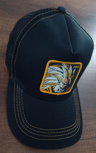 Jockey Snapback Dragon Ball Z Gorro Niño Goku Saiyajin 3
