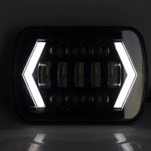 Farol Led 5x7 6x7 Hilux Cherokee Wrangler Chevrolet S10 D21