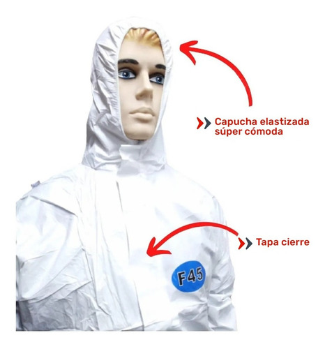 Overol Mameluco Descartable F45 Ferox