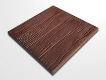 Comprar Baldosas Rústicas Cemento Símil Deck Madera Marrón 40x40x1.7