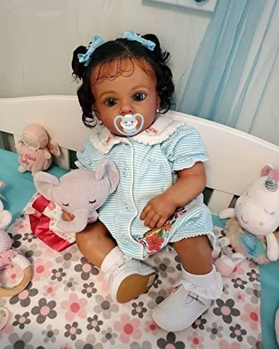 Muñecas Bebés Renacidos De La Vida Black Girl 24 Sphsc