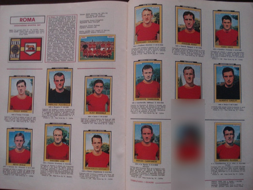 1966-67 Panini Reprint Album Figurinhas Campeonato Italiano (Usado)