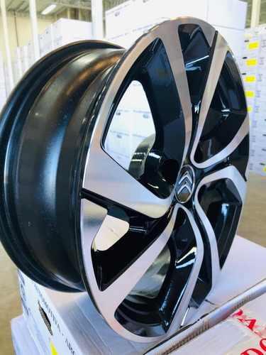 Rodas Citroen Cactus 2019 Aro16 Pcd+ Bicos( Jogo ) * Leia A Cor Preto Com Diamantado