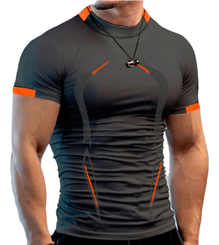 Camiseta Transpirable Para Hombre, Deportiva, De Entrenamien