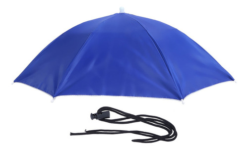 Navidad Sombrero Paraguas Adulto Impermeable Plegable Azul