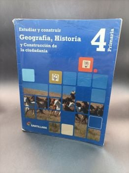 Estudiar Y Construir Geografía Historia 4 Santillana Primari