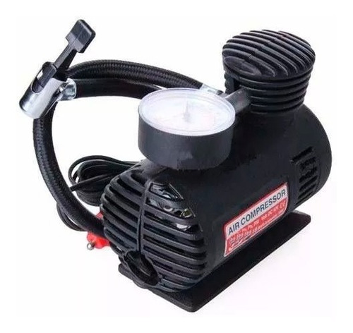 Imagen 5 de 9 de Mini Compresor Inflador Aire 12v Auto Medidor Presión 250psi