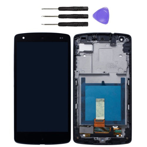 Negro Para LG Google Nexus5 D820 Pantalla Lcd Táctil Sustitu