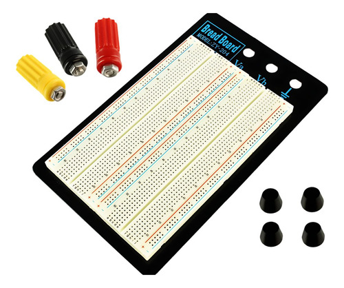 Protoboard 1660 Pontos Com Base Metal Para Arduino Pic