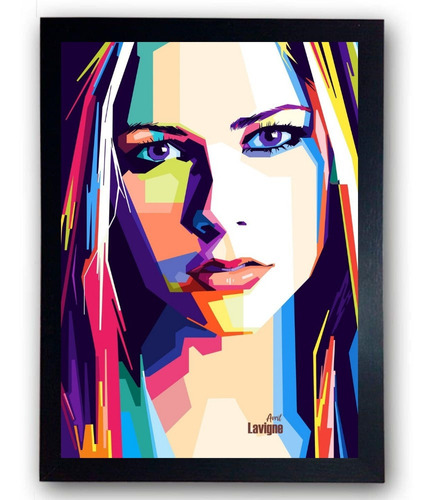 Quadro Decorativo Avril Lavigne 