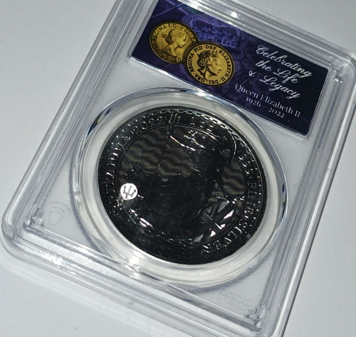 1 Onza Plata Ley .999 Británica, 2022 Conmemorativa (Usado)