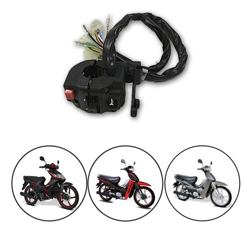 Mando Izquierdo 12 Vcc Para Moto Italika Ax-110 2016 Rmb