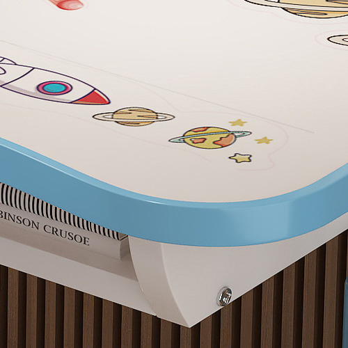 Juego De Escritorio Y Silla La Mesa Para Niños Para Estudiar Azul