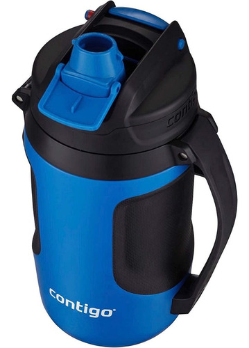 Termo Jarra De Agua Contigo Fit Jug 1.9 Lt 64 Oz Gym Camping Color Azul