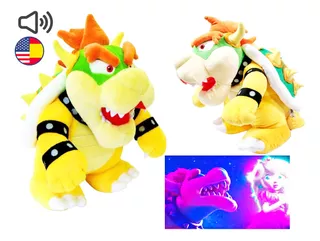 Peluche Bowser Musical Gigante Cancion Esp-ingles-cumbia