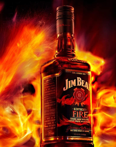 Imagem 4 de 4 de Whiskyey Jim Beam Fire 1l