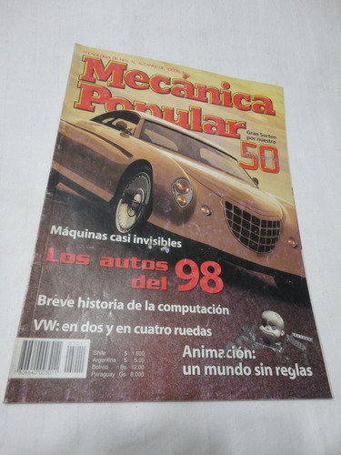 Revista Mecánica Popular Volumen 50/ 11 Los Autos Del 98