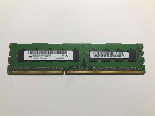 Memória Servidor Ddr3 4gb 2rx8 Pc3-12800e 11-13-e3 Dell Hp