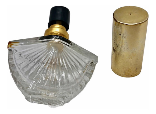 Antiguo Perfumero De Vidrio Con Atomizador (Usado)