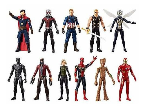 Paquete De 11 Figuras De La Serie Titan Hero De Marvel