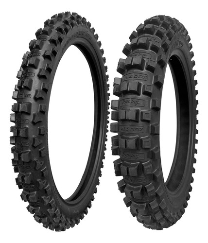 Par Pneus Borilli Mx007 Moto Medium Soft 90/100-16 70/100-19