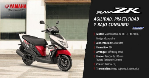 Yamaha Xc115b Ray Zr, Excelente Estado- Palermo Bikes