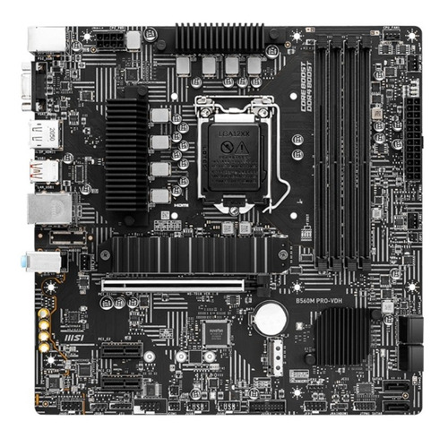 Motherboard Msi B560m Pro-vdh Para Intel 10 Y 11 Generacion