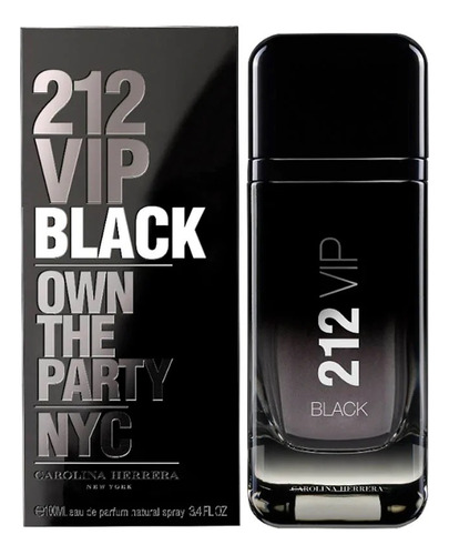 Perfume Original Carolina Herrera 212 Vip Black Men (100ml)