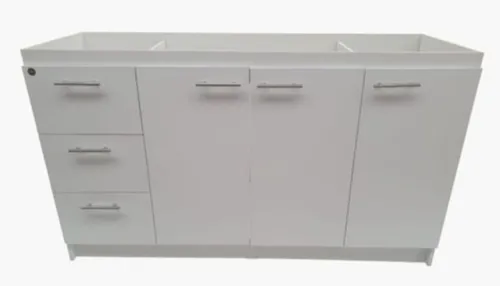 Mueble Base Cocina 150 Cm, 3 Cajones/ Vapile