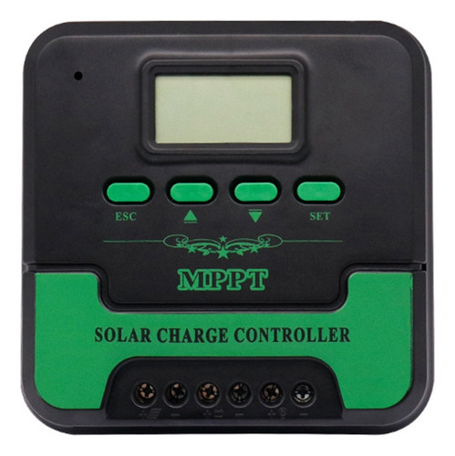 Pantalla Lcd Con Controlador De Carga Solar Mppt De 20 Amper