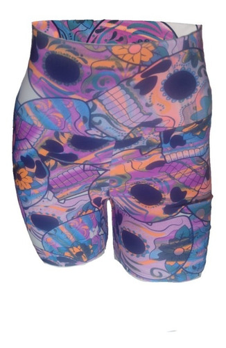 Imagem 2 de 6 de Conjunto Top Com Bojo + Short Com Franzido Empina Bumbum 101