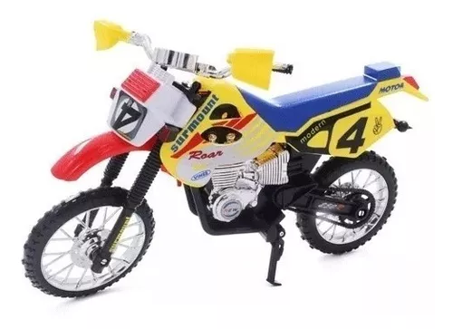 Moto Trilha Infantil Motocross 33 Cm Brinquedo Para Montar