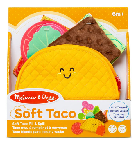 Melissa Doug Multisensorial De Tacos Blandos Tacos De Rellen