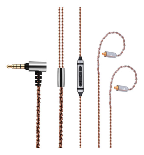 Cable Repuesto Para Auricular Microfono Conector Mmcx Shure