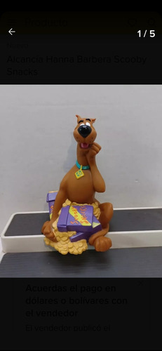 Alcancía De Scooby Doo.