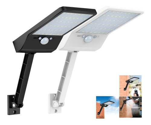 Lámpara De Lavadora Solar De 48 Led Con Sensor, 2 Piezas