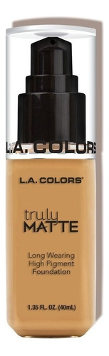 Base de maquillaje líquida L.A. Colors Truly Matte