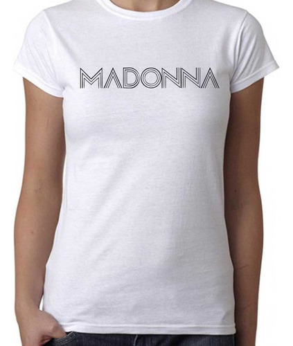 Remera Mujer Madonna 100% Algodón Calidad Premium 2